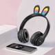 thumbnail image 1 of Auriculares inalámbricos Bluetooth montados en la cabeza | Ranura para tarjetas plegable | Iluminación LED luminosa colorida | Baja latencia | Batería de larga duración | Sonido superior | ABS, 1 of 6