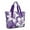 Purple Butterflies, variant on Tote Bag for Women - Sea Turtle Starfish Shoulder Bag - Large Utility Work Duffle Bag with Zipper Handbag for Travel, Work, Sprots