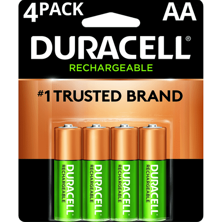 Duracell 1.2V Rechargeable Alkaline AA Batteries 4 (Best Rechargeable Aa Batteries For Flash)