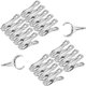 thumbnail image 1 of 20 clips de jardinería para redes, abrazaderas de invernadero hechas de acero inoxidable, tienen un fuerte agarre de clips de metal., 1 of 5