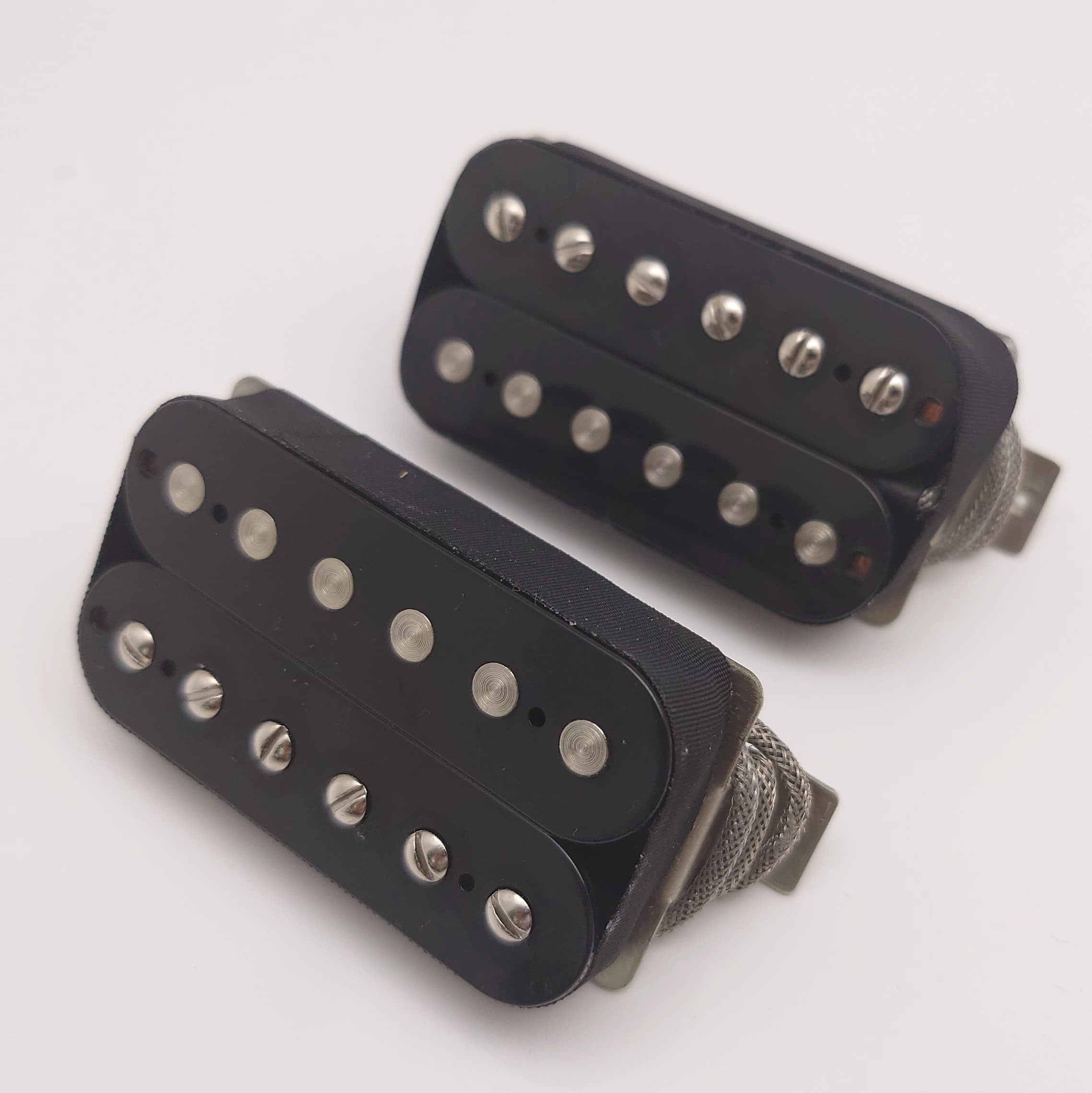 Classic 57 Guitar Humbucker Pickups Set, 2C with 2V2T Wiring Harness for Les Paul style Guitar