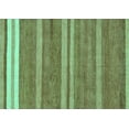 thumbnail image 1 of Ahgly Company Indoor Rectangle Abstract Turquoise Blue Modern Area Rugs, 3' x 5', 1 of 4