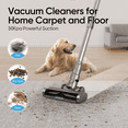 thumbnail image 2 of MOOSOO Aspirateur Balai Sans Fil 30kPA, jusqu'à 55 Minutes, Mode Anti-Obstruction, Affichage LED, 2 of 8