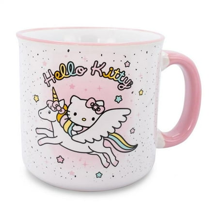 

Hello Kitty Unicorn Star Sparkle 20oz Ceramic Camper Mug