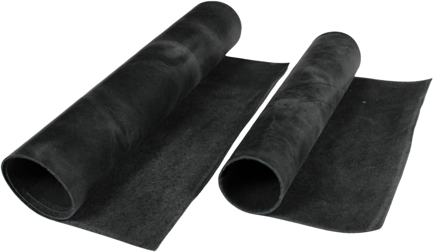 ArtisanCowhides Genuine Crazy Horse Cowhide Leather PRECUT Full Grain Pull Up Thick Sheets for Crafts - Black Charcoal 9"x11"