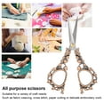 thumbnail image 4 of Sewing Embroidery Scissors, Thoughtfully Design Antique Shear Easy Handling and Control Sewing Scissors Medium Size Comfortable Grip Manual Handicraft Tool, 4 of 7