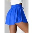thumbnail image 3 of DOKOTOO Women Skorts Bottoms High Waist Layered Skirts with Built-in Shorts Workout Skirts, 3 of 9