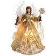 thumbnail image 2 of Kurt Adler 18-Inch Fiber Optic Gold Angel Treetop, 2 of 2