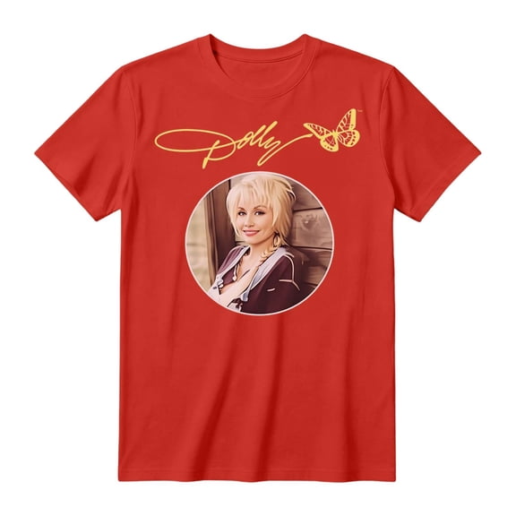 Men's Funny Vintage Dolly T-Shirt Country Music Legend Tshirt Short Sleeve Crewneck Graphic Tees Retro Tee Top L