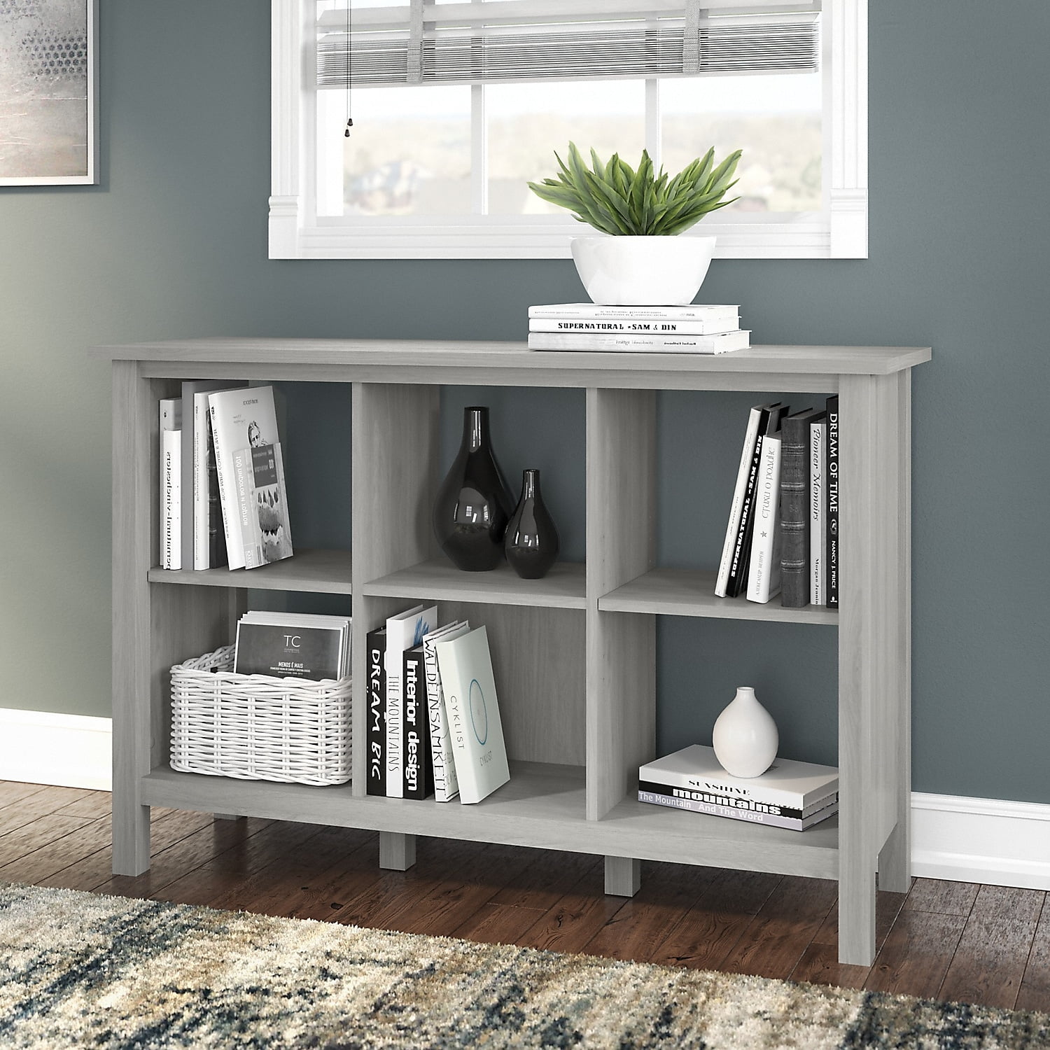 Bush furniture broadview 6 cube storage bookcase deals