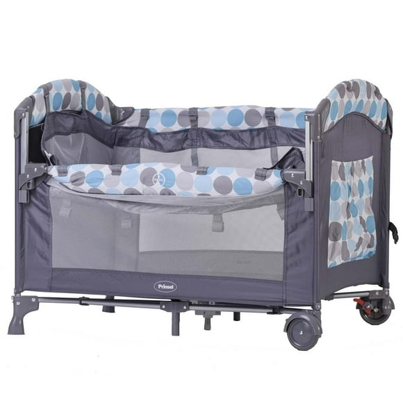 Cuna Corral 2 en 1 Prinsel  Baby Colecho Gris