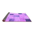 thumbnail image 2 of Ahgly Company Indoor Rectangle Patchwork Purple Transitional Area Rugs, 4' x 6', 2 of 4