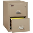 thumbnail image 3 of FireKing Taupe 2 Hour Fire Resistant File Cabinet - 2 Drawer Letter 31" depth, 3 of 3