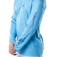 thumbnail image 5 of GH by Guy Harvey Men's Long Sleeve Performance Fishing Graphic Hoodie, Bonnie Blue, L, 5 of 6