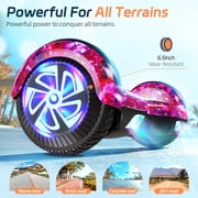 UNI-SUN Flash Wheel Hoverboard, Built-in Bluetooth and LED Lights