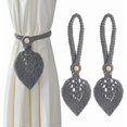 thumbnail image 1 of 2 Pack Curtain Tiebacks, Bohemian Curtain Rope, Handmade Decorative Clips, Buckle for Office, 1 of 5