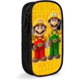 thumbnail image 1 of Su-per Ma-Rio Game Large Capacity Pencil Case with Zipper Durable Pencil Pouch Cute Pen Bag Anime Multi-, 1 of 3