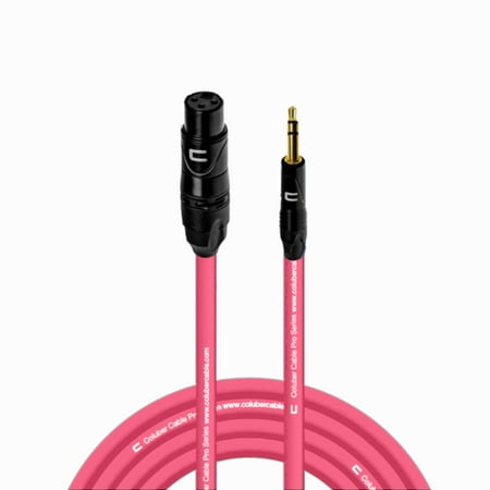 Coluber Cable Balanced XLR Female to 3.5 TRS Male - Audio Microphone Cable