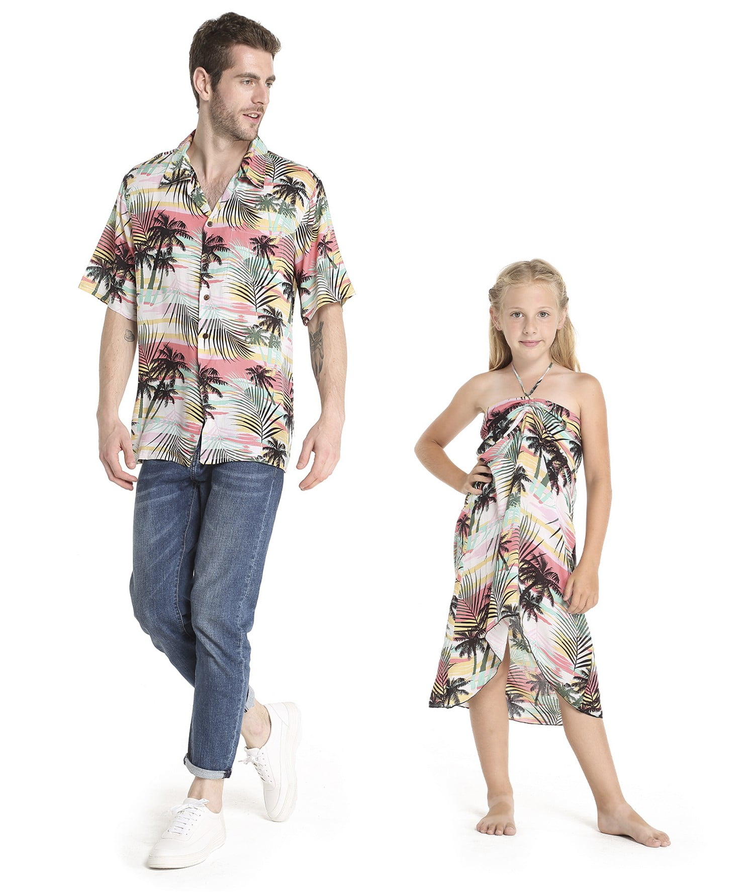 father daughter hawaiian outfits