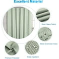 thumbnail image 3 of GourmetG Waffle Stall Shower Curtain, Sage Green Shower Curtain Fabric, Hotel Quality Bathroom Shower Curtains, Heavy Duty, 36 x 72 Inches, 3 of 13