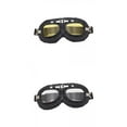 thumbnail image 1 of Gafas de motocicleta Steampunk a prueba de polvo Baoblaze 2 piezas claro y amarillo, 1 of 8