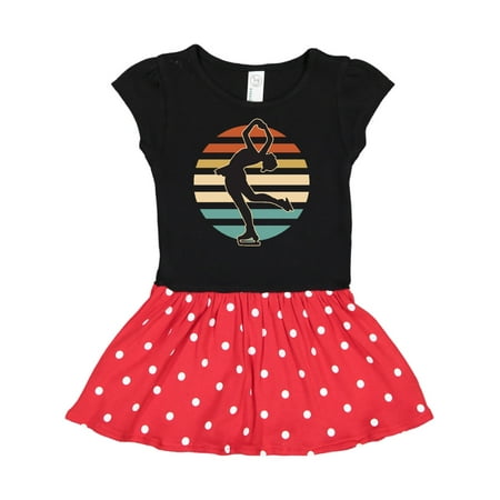 

Inktastic Ice Skating Ice Dancing Gift Toddler Girl Dress