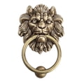 thumbnail image 2 of yotijay Lion Head Door Knocker Brass Decorative Front Door Knocker for Closet Office C, 2 of 9