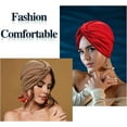 thumbnail image 4 of Phogary 6 Packs Cotton Turbans for Women Pre-Tied Knot Beanie Hats, Set of 6, 4 of 9