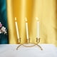 thumbnail image 4 of Candelero nórdico de 3 sala de estar, candelero decorativo Oro Sunnimix Candelabros de pilar, 4 of 8