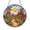 Acrylic 3.5 Inch, variant on Fantasy Desert Sunset Stained Glass Window Decor – Handmade Canyon Hanging Art