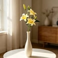 thumbnail image 4 of Artificial Lily Flowers, Realistic Faux Floral Arrangement Ornaments for Home and Hotel Use, Maintenance Free Wedding Decor, Lifelike Decorative Flower Pieces for Indoor Outdoor Display, 4 of 7