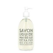 Compagnie de Provence Savon de Marseille Extra Pure Liquid Soap - Olive Wood - 16.7 Fl Oz Glass Pump Bottle
