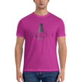 thumbnail image 5 of Acoustic Guitar Men'S Basic Short Sleeve T-Shirt Fuchusia 5x-Large, 5 of 5