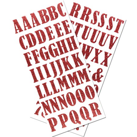 UPC: 0886946218859 | Glitter Bernhard Condensed Alphabet Foam Stickers by Recollections™