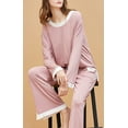 thumbnail image 7 of Richie House Womens Pajama Set Long Sleeve Sleepwear Scoop Neck Pjs Sets S-XXL 2 Pc set Lounge RHW4044, 7 of 7