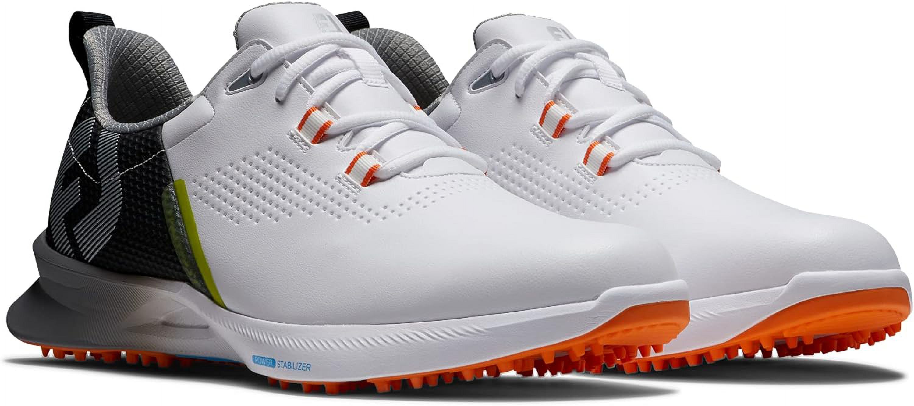 NEW FootJoy Men\'s Fuel SL Golf Shoes 55420 White/orange 11.5 M FJ Fuel - FootJoy main image 2