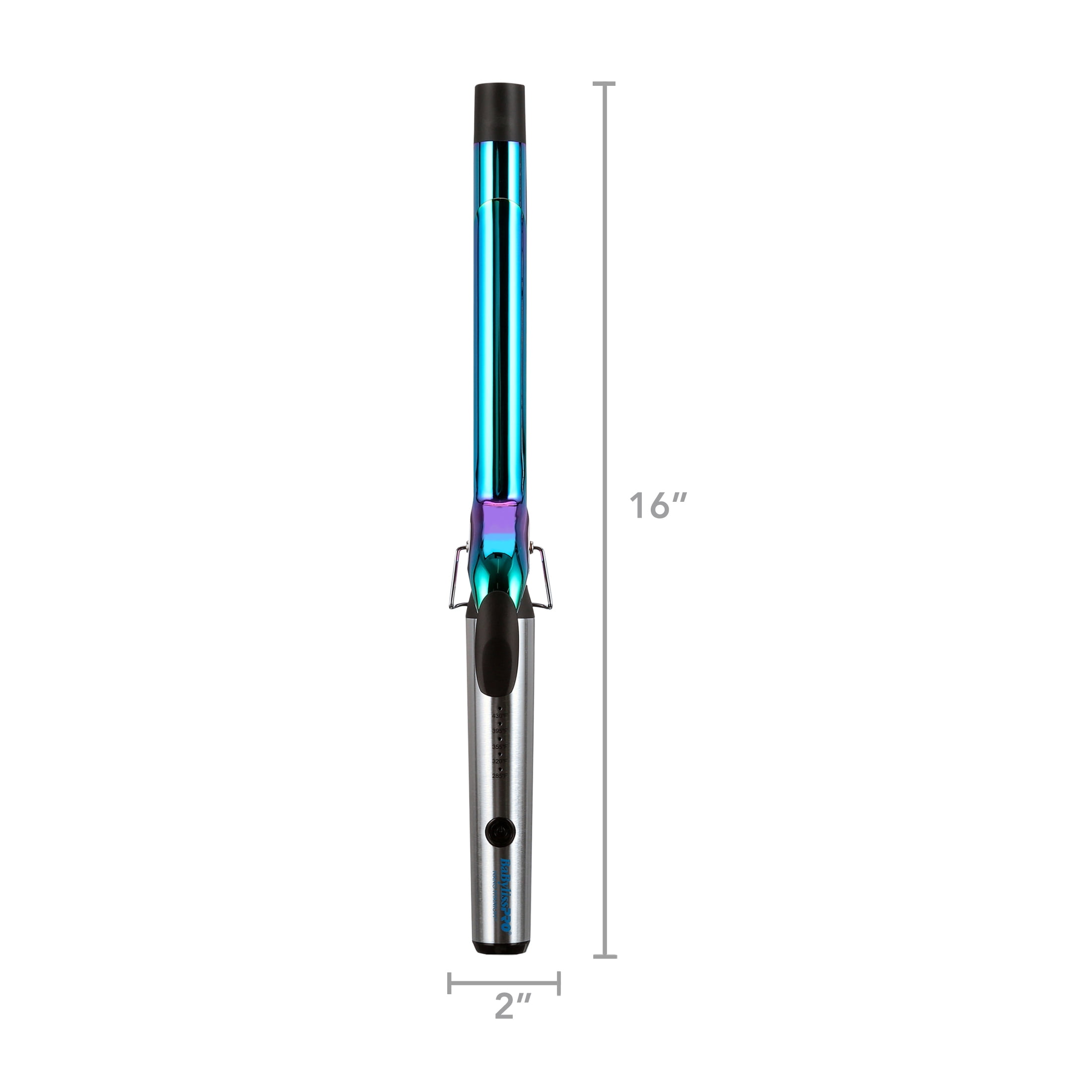 BabylissPRO Nano Titanium Limited Edition Iridescent 1" Extended Barrel Curl Iron
