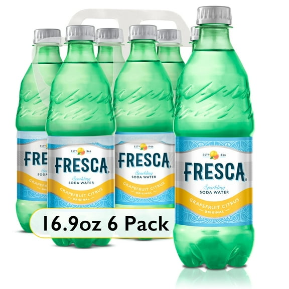 Fresca® Grapefruit Citrus Caffeine Free Soda Bottle