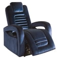 thumbnail image 2 of ACME Benjamin Standard Velvet Power Push Back Recliner with USB, Brown, 2 of 11