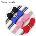 thumbnail image 3 of Bow tie dog collar, dazzling soft collar with rhinestone gemstone crystal, suitable for dogs with, 3 of 6