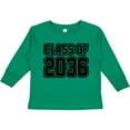 thumbnail image 3 of Inktastic Class of 2036 in Black Outlined Text Boys or Girls Long Sleeve Toddler T-Shirt, 3 of 5
