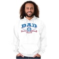 thumbnail image 5 of Fathers Day Commander in Chief Dad Hoodie Hooded Sweatshirt Men Brisco Brands L, 5 of 6