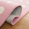 thumbnail image 5 of SAFAVIEH Kids Neutral Polka Dots Area Rug, Pink/Ivory, 8' x 10', 5 of 8