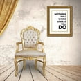 thumbnail image 3 of Jaxn Blvd. 15x18 Gold Ornate Wood Framed with Double Matting Museum Art Print Titled - Nothing Will Work Unless You Do, 3 of 4