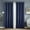 Navy blue, variant on Olivia Gray Anchorage Blackout Single Grommet Curtain Panel 54" x 63", Navy Blue