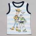 thumbnail image 4 of Disney Pixar Toy Story Boys Tank Top  Buzz Lightyear & Woody Graphic Shirt  Soft Cotton Blend Toddler & Kids Sleeveless Tee, 4 of 4