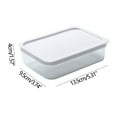 thumbnail image 3 of Refrigerator Side by Side,Transparent with Lid Refrigerator Preservation Box Kitchen Food Grade Ginger Garlic Storage Box Meat Refrigerator Box Hot Pot Side Box,Box with Lid, 3 of 9