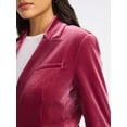 thumbnail image 5 of Sofia by Sofia Vergara Women's and Women's Plus Size Single Breasted Velvet Blazer, Sizes XS-4X, 5 of 6
