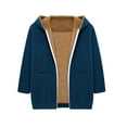 thumbnail image 4 of Favoffer Boys’ Color-Blocked Hooded Jacket Fleece-Lined Zip-Up Long Sleeve Coat Fall Winter Wear Big Kid 5-14Y, 4 of 5