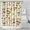 Brown/Beige, variant on Brown Mushroom Sketch Beige Pattern Shower Curtain 36"x72" ,Bathroom Decorative Shower Curtains Set with 12 Hooks,Modern Waterproof Washable Shower Curtain